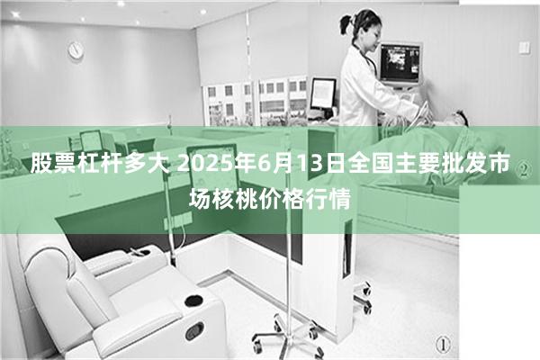 股票杠杆多大 2025年6月13日全国主要批发市场核桃价格行情