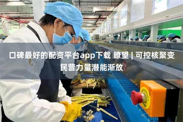 口碑最好的配资平台app下载 瞭望 | 可控核聚变民营力量潜能渐放