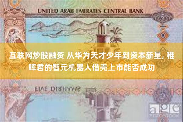 互联网炒股融资 从华为天才少年到资本新星, 稚晖君的智元机器人借壳上市能否成功